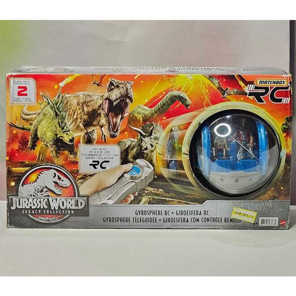 Jurassic World Matchbox Radio Control Legavy Collection Gyrosphere NWT - Picture 4 of 8